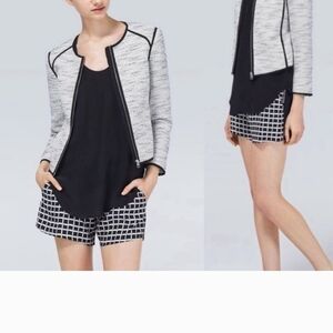 Wilfred Black and White Blazer
